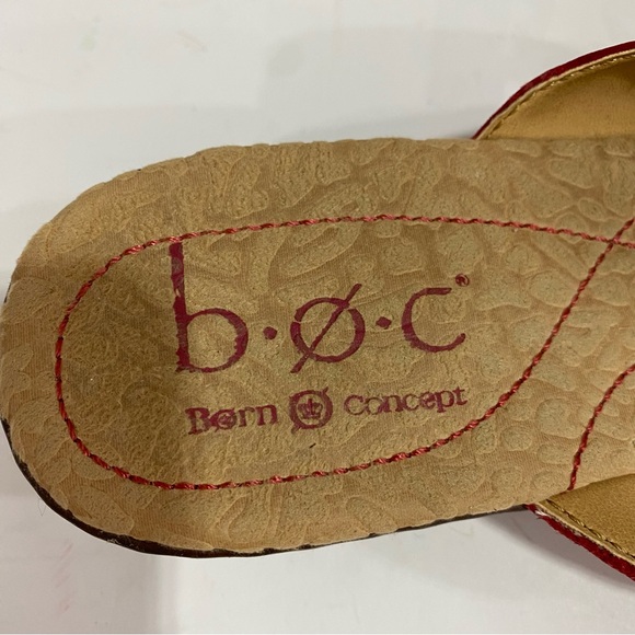 B.O.C. Born Concept Pink Flower Sandals Small Heel Women’s Size 7 - Picture 8 of 11